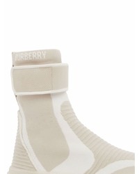 hellbeige hohe Sneakers von Burberry