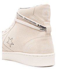 hellbeige hohe Sneakers von Converse