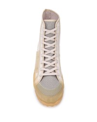 hellbeige hohe Sneakers von Marco De Vincenzo