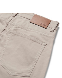 hellbeige Hose von Hugo Boss