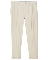 hellbeige Hose von Mango