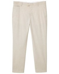 hellbeige Hose von Mango
