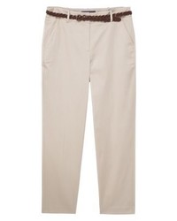 hellbeige Hose von Mango