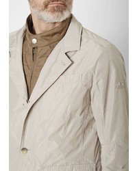 hellbeige Jacke mit einer Kentkragen und Knöpfen von S4 JACKETS