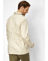 hellbeige Jacke mit einer Kentkragen und Knöpfen von S4 JACKETS