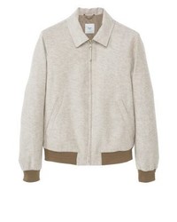 hellbeige Jacke von Mango