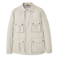 hellbeige Jacke von Mango