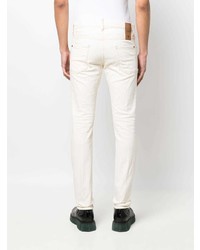 hellbeige Jeans mit Destroyed-Effekten von DSQUARED2