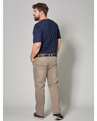 hellbeige Jeans von MEN PLUS BY HAPPY SIZE