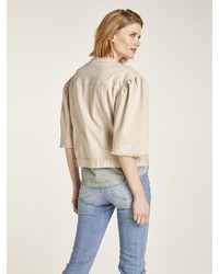 hellbeige Jeansjacke von Heine