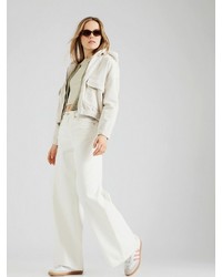 hellbeige Jeansjacke von Only