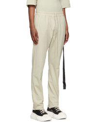 hellbeige Jogginghose von Rick Owens DRKSHDW