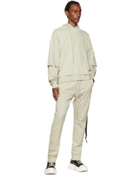 hellbeige Jogginghose von Rick Owens DRKSHDW