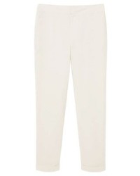 hellbeige Karottenhose von Mango