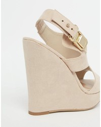 hellbeige Keilsandaletten von Call it SPRING