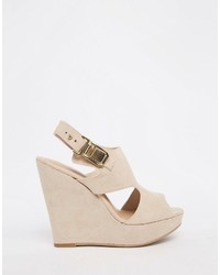 hellbeige Keilsandaletten von Call it SPRING