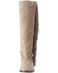 hellbeige kniehohe Stiefel von Laurèl