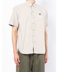 hellbeige Kurzarmhemd von AAPE BY A BATHING APE