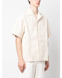 hellbeige Kurzarmhemd von Jacquemus