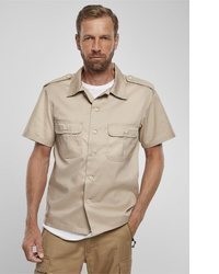 hellbeige Kurzarmhemd von Brandit