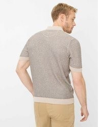 hellbeige Kurzarmhemd von Brax