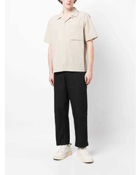 hellbeige Kurzarmhemd von Norse Projects