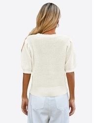 hellbeige Kurzarmpullover von Imily Bela