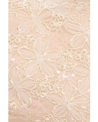 hellbeige Kurzarmpullover von Lipsy