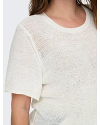 hellbeige Kurzarmpullover von ONLY CARMAKOMA