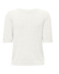 hellbeige Kurzarmpullover von Only