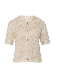 hellbeige Kurzarmpullover von s.Oliver