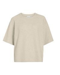 hellbeige Kurzarmpullover von Vila