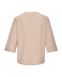 hellbeige Kurzarmpullover von VIVANCE