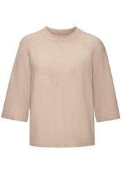 hellbeige Kurzarmpullover von VIVANCE