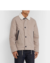 hellbeige Lammfelljacke von Albam