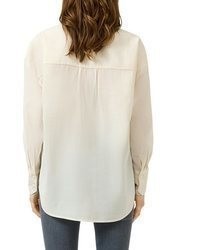 hellbeige Langarmbluse von QS