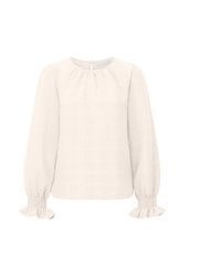 hellbeige Langarmbluse von RICHROYAL