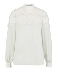 hellbeige Langarmbluse von Set