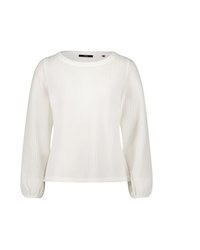 hellbeige Langarmbluse von Zero
