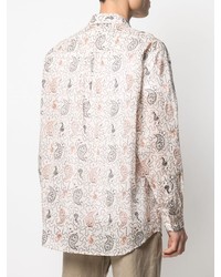 hellbeige Langarmhemd mit Paisley-Muster von Isabel Marant