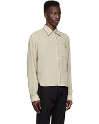 hellbeige Langarmhemd von Rhude