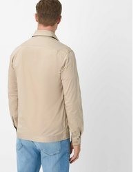 hellbeige Langarmhemd von Brax