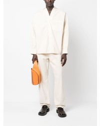 hellbeige Langarmhemd von Jacquemus