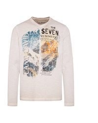 hellbeige Langarmhemd von Camp David