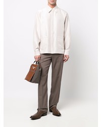 hellbeige Langarmhemd von Acne Studios