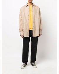 hellbeige Langarmhemd von Acne Studios