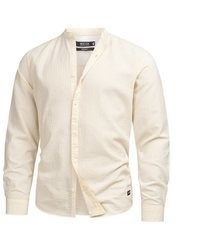hellbeige Langarmhemd von INDICODE
