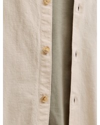 hellbeige Langarmhemd von Jack & Jones