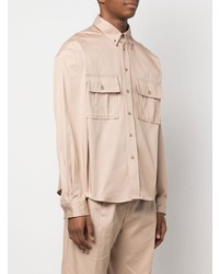 hellbeige Langarmhemd von Acne Studios