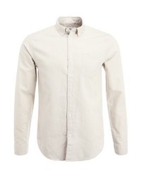 hellbeige Langarmhemd von Pier One
